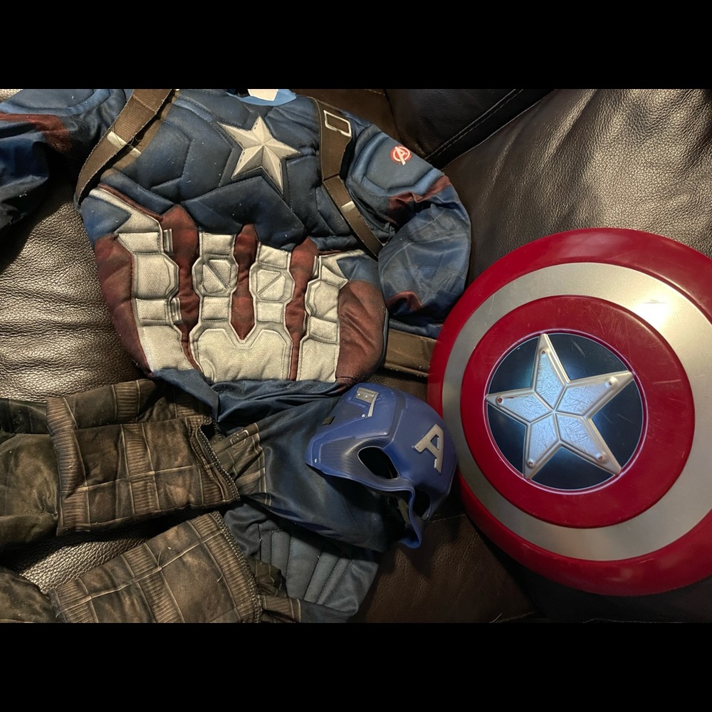 Captain America boy costume